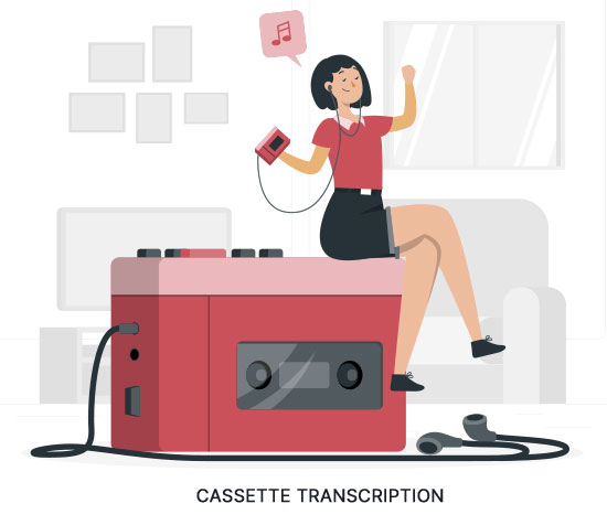 micro-cassette transcription services